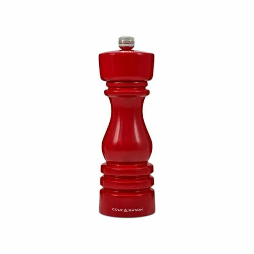 Cole & Mason London 18cm Red Gloss Pepper Mill - Premium Tableware for Stylish Kitchens 3 Cole & Mason London 18cm Red Gloss Pepper Mill - Premium Tableware for Stylish Kitchens