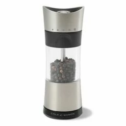 Cole & Mason Horsham Inverta Precision Pepper Mill Chrome - Premium Tableware for Gourmet Seasoning