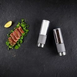 Cole & Mason Regent Stemless Mills Concrete Gift Set - Premium Salt & Pepper Grinders -HARTS OF STUR Sales H321803 Cole And Mason Regent Stemless Mills Concrete Gift Set 2
