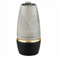 Cole & Mason Precision+ Bridgwater 135mm Wooden Salt Mill with Cast Iron Base - Premium Tableware