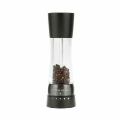 Cole & Mason Derwent Black Wood 190mm Pepper Mill - Premium Tableware for Precision Grinding