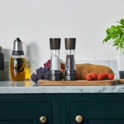 Cole & Mason Derwent Black Wood 190mm Salt Mill - Premium Wooden Salt Grinder -HARTS OF STUR Sales H332292 Cole And Mason Derwent Black Wood Salt Mill 2