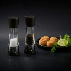 Cole & Mason Derwent Black Wood 190mm Salt Mill - Premium Wooden Salt Grinder -HARTS OF STUR Sales H332292 Cole And Mason Derwent Black Wood Salt Mill 4