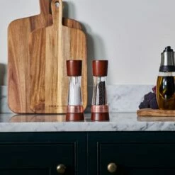 Cole & Mason Derwent Chestnut Rose Gold 190mm Salt & Pepper Gift Set - Premium Tableware -HARTS OF STUR Sales H332296 Cole And Mason Derwent Chestnut Rose Gold Gift Set 5