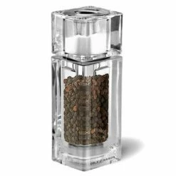 Cole & Mason Clear Acrylic Precision Combi Mill - Premium Salt and Pepper Grinder Set