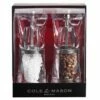 Cole & Mason Crystal Acrylic Precision Salt & Pepper Gift Set - Elegant Tableware for Gourmet Dining -HARTS OF STUR Sales H37408P Cole And Mason Crystal Mill Gift Set
