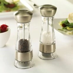 Cole & Mason Windermere Gourmet Precision Pepper Mill - Premium Adjustable Grinder for Freshly Ground Pepper -HARTS OF STUR Sales H59301G Cole And Mason Windemere Pepper Mill Clear Stainless Steel 3