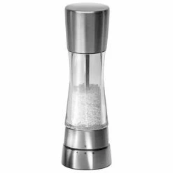 Cole & Mason Derwent Gourmet Precision Salt Mill - Premium Stainless Steel Salt Grinder with Adjustable Coarseness