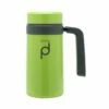 Grunwerg 0.45L Green Travel Mug - Insulated Drink Pod for On-the-Go | Eco-Friendly Drinkware -HARTS OF STUR Sales HBG450G 045L Mug with Handle GREEN