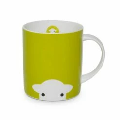 Herdy Mug Peep Green - Eco-Friendly Ceramic Mug for Tea & Coffee