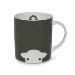 Herdy Mug Peep Grey - Premium Ceramic Coffee Mug with Unique Design