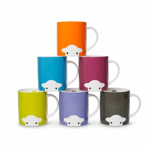 Herdy Mug Peep Orange - Vibrant Ceramic Coffee Mug with Handle, 350ml 4 Herdy Mug Peep Orange - Vibrant Ceramic Coffee Mug with Handle, 350ml - Image 2