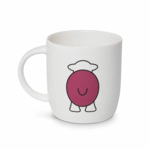 Herdy Mug Yan Pink - Stylish Ceramic Cup for Tea & Coffee - 350ml 4 Herdy Mug Yan Pink - Stylish Ceramic Cup for Tea & Coffee - 350ml - Image 2