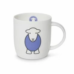 Herdy Mug Yan Purple - Premium Ceramic Coffee Mug with Handle, 350ml