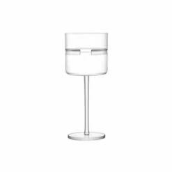 LSA Horizon Red Wine Glass 390ml Clear & Cut Set Of Two - Elegant Drinkware for Wine Enthusiasts -HARTS OF STUR Sales HR03 G1614 14 333 LSA Horizon Red Wine Glass 390ml Clear Cut Set Of 2 1