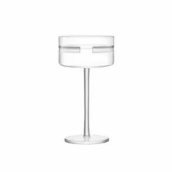 LSA Horizon Champagne & Cocktail Saucer 290ml Clear & Cut Set of Two - Elegant Drinkware -HARTS OF STUR Sales HR05 G1614 07 333 LSA Horizon Champagne Cocktail Saucer 290ml Clear Cut Set Of 2 1