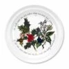 Portmeirion The Holly & The Ivy 25cm Dinner Plate - Festive Tableware -HARTS OF STUR Sales HV05055 The Holly And The Ivy by Portmeirion Plate 10 Inch Single