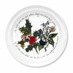 Portmeirion The Holly & The Ivy 25cm Dinner Plate - Festive Tableware