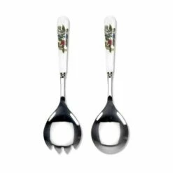 Portmeirion The Holly & The Ivy Salad Servers - Elegant Cutlery for Festive Dining