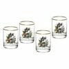 Portmeirion The Holly & The Ivy Set of 4 Double Old Fashion Glasses - Festive Drinkware -HARTS OF STUR Sales HV5407XP The Holly And The Ivy by Portmeirion DOF Glass Set of 4