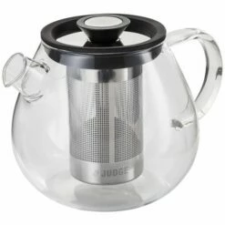Judge Brew Control 5 Cup Glass Teapot - Premium Tea Infuser with Removable Strainer