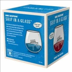 Bar Bespoke Ship In A Glass - Unique Drinkware Gift for Whisky & Rum Lovers -HARTS OF STUR Sales JERBSSHIP Bar Bespoke Ship In A Glass 5