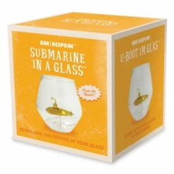 Bar Bespoke Submarine In A Glass - Unique Drinkware Gift for Gin Lovers -HARTS OF STUR Sales JERBSSUB Bar Bespoke Submarine In A Glass 5