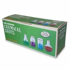 Bar Bespoke Chemical Shot Glasses 4 Pack - Premium Drinkware for Cocktails & Spirits -HARTS OF STUR Sales JERSGCHEM Bar Bespoke Chemical Shot Glasses 2