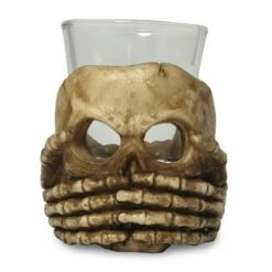 Bar Bespoke Drink No Evil Shot Glasses - Set of 4, Premium Quality, Unique Design -HARTS OF STUR Sales JERSGDNE3 Bar Bespoke Drink No Evil Shot Glasses 3