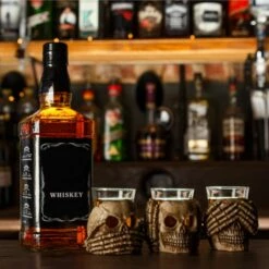 Bar Bespoke Drink No Evil Shot Glasses - Set of 4, Premium Quality, Unique Design -HARTS OF STUR Sales JERSGDNE3 Bar Bespoke Drink No Evil Shot Glasses 5