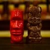 Bar Bespoke Tiki Mugs 2 Pack - Brown & Red Ceramic Drinkware Set -HARTS OF STUR Sales JERTKMG2BR Bar Bespoke Tiki Mugs Brown Red