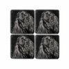Set of 4 Cocker Spaniel Slate Coasters by The Just Slate Company | Elegant Tableware -HARTS OF STUR Sales JSCS4CS Just Slate Company Cocker Spaniel Slate Coasters