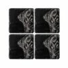 Set of 4 Labrador Slate Coasters by The Just Slate Company | Premium Tableware -HARTS OF STUR Sales JSCS4LAB Just Slate Company Labrador Slate Coasters