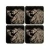 Set of 4 Spaniel Slate Coasters by The Just Slate Company | Premium Tableware -HARTS OF STUR Sales JSCS4SP Just Slate Company Spaniel Slate Coasters