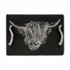 Highland Cow Slate Serving Tray - Medium Size, Gift Boxed | The Just Slate Company -HARTS OF STUR Sales JSSTHCMB Just Slate Company Medium Highland Cow Slate Serving Tray