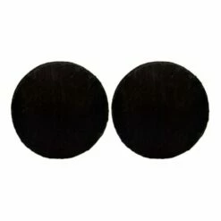 Set of 2 Round Slate Placemats by The Just Slate Company - Natural Stone Table Mats for Dining