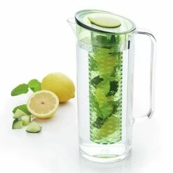 KitchenCraft Healthy Eating Infusion Pitcher Water Jug - 1.5L, BPA-Free, Easy-Fill Lid, Fruit Infuser, Perfect for Detox Drinks & Flavoured Water -HARTS OF STUR Sales KCHEINFJUG KitchenCraft Healthy Eating Infusion Pitcher Water Jug 1