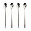 Robert Welch Kingham Bright Long Handled Spoon 4 Piece Set - Premium Stainless Steel Cutlery -HARTS OF STUR Sales KIGBR1025V4 Robert Welch Kingham Bright Long Handled Spoon 4 Piece