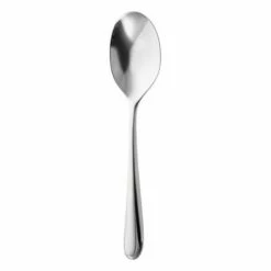 Robert Welch Kingham Bright Large Serving Spoon - Premium Stainless Steel Cutlery