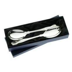 Arthur Price Of England Sovereign Stainless Steel Salad Servers Kings - Premium Cutlery Set