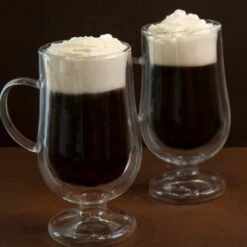 La Cafetiere Double Walled Irish Coffee Glasses Set of 2 - Elegant Heat-Resistant Drinkware -HARTS OF STUR Sales LCDWIRISH2PC La Cafetiere Double Walled Irish Coffee Glasses Set Of 2 1