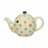 London Pottery Globe 2 Cup Teapot Ivory Multi Spot - Elegant Ceramic Teapot for Tea Lovers -HARTS OF STUR Sales LP82100 London Pottery Globe 2 Cup Teapot Ivory Multi Spot