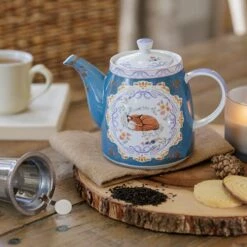 London Pottery Bell Teapot 1L Fox Cocoon - Premium Ceramic Teapot for Tea Lovers -HARTS OF STUR Sales LPBLTPOT1LFOX London Pottery Bell Fox Cocoon Teapot 4