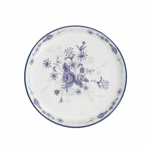 London Pottery Blue Rose Cake Plate | Elegant Tableware for Tea & Desserts 3 London Pottery Blue Rose Cake Plate | Elegant Tableware for Tea & Desserts