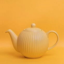 London Pottery Globe Sunshine Yellow 4 Cup Textured Teapot - Premium Tea Brewing -HARTS OF STUR Sales LPGLTPOT4TXYL London Pottery Globe 4 Cup Teapot Textured Yellow 2