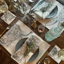 Set of 2 Highland Cow Linen Placemats by The Just Slate Company | Stylish Table Mats for Dining 9 Set of 2 Highland Cow Linen Placemats by The Just Slate Company | Stylish Table Mats for Dining -HARTS OF STUR Sales LTTM2HC Just Slate Company Highland Cow Linen Place Mats 3