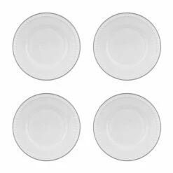 Mary Berry Signature Set of 4 Elegant Cake Plates | Premium Tableware