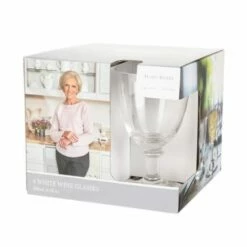 Mary Berry Signature White Wine Glass Set - Pack of 4 | Elegant Drinkware for Wine Enthusiasts -HARTS OF STUR Sales MBSCWINESML4 Mary Berry Signature White Wine Glass 4 Pack 1