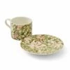 Morris & Co Honeysuckle Teacup & Saucer - Elegant Floral Design, Perfect for Tea Lovers -HARTS OF STUR Sales MCOC8751XW Morris And Co Honeysuckle Teacup And Saucer