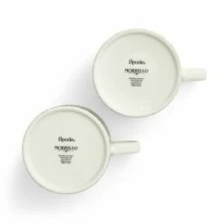 Morris & Co Daffodil Privat Pink & Willow Bough Sage Mugs - Set of 2 | Stylish Drinkware -HARTS OF STUR Sales MCOJ8726 XG Morris And Co Mugs Set of 2 Daffodil Privat Pink Willow Bough Sage 2